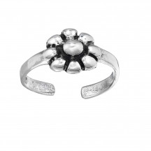 Shot of Flower - 925 Sterling Silver Ear Cuffs MS48241