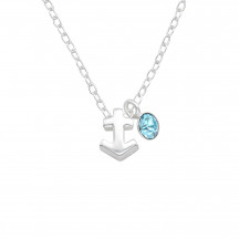 Picture of Sagittarius Zodiac Sign - 925 Sterling Silver Jewelled Necklaces MS40180