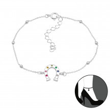 Sterling silver ankle best sale bracelets wholesale